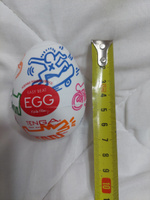 Мастурбатор TENGA & Keith Haring EGG Street одноразовый рельефный стимулятор яйцо тенга с пробником лубриканта #6, Марина А.