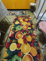 Dream floor Ковер на стену современный, ковер на кухню 100х200 с фруктами, 1 x 2 м #103, Ирина П.