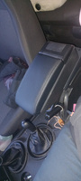 Подлокотник для Шевроле Нива / Chevrolet Niva (2002-2020) / Lada Niva Travel (2020-2022) , органайзер , 7 USB для зарядки гаджетов, крепление в подстаканники #93, Алина О.