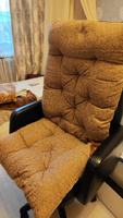 Матрас для кресла-качалки Матрас-подушка на стул, кресло-качалку, садовую мебель, 55х120 см #1, Алина
