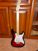 Электрогитара (Stratocaster) Jordani ST100 Red #67, Сабина С.