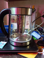 Timberk Электрический чайник T-EK27G01 со съемным заварочным фильтром, прозрачный, серебристый #9, Андрей М.