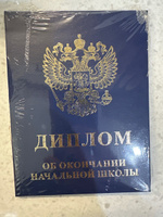 Диплом об окончании начальной школы (младших классов), синий, комплект 1 шт. #29, Николай М.