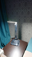 Лампа настольная светодиодная сенсорная, светильник ночник школьника для дома, офиса, маникюра #23, Марина М.