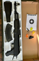 Автомат ак 47 Калашникова с пульками 6 мм игрушечное оружие для детей и подростков масштаб 1:1 1200 грамм в коробке #4, Софья Б.