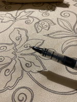 Высококачественная гелевая ручка черная для отрисовки эскиза перманентного макияжа/ татуажа Aihao 2000A #2, Анав С.