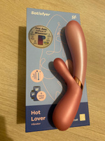 Satisfyer Hot Lover Pink вибратор согревающий и управлением через приложение Сатисфаер вибростимулятор с функцией нагрева #7, Новикова Л.