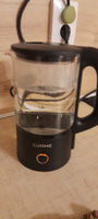 Чайник электрический стеклянный LUMME LU-4105, черный жемчуг #4, Виктор М.
