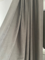 Штора на кулисе для примерочной Канвас, цвет серый, размер 195*140 #4, Эльмира Г.
