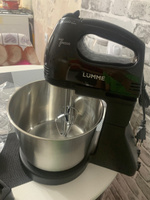 Миксер ручной кухонный LUMME LU-MX1870B с металлической чашей, черный жемчуг #7, Александр К.