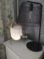 Зеркало настольное косметическое для макияжа Mime, зеркало в ванную гримерное, овальное, золотое, диаметр 27 см #13, Клименченко Елена