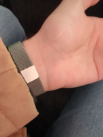 Металлический сменный ремешок на руку для умного смарт браслета Xiaomi Mi Band 8 / Ремешок миланская петля для Сяоми Ми Бэнд 8 / Серебро #39, Максим М.