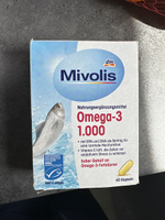 Mivolis Omega-3 1000 мг, Рыбий жир в капсулах, 60 шт #2, Ольга Х.