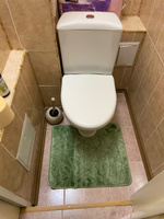 Коврик для ванной и туалета SHAHINTEX PP противоскользящий влаговпитывающий 60х50 001 зеленый чай 79 #47, Дмитрий Б.