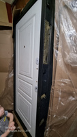 Дверь входная металлическая ДПБ "Гранит Классика", 880х2050, Правое открывание / Ясень белый, Дверь для квартиры утолщенная, тепло-шумоизоляция #3, Нелли В.