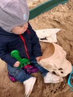 331934, Детский игровой набор Happy Baby Archiosaur, для игр на песке, голова динозавра, совок, грабли #1, Карина Н.