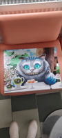 Картина по номерам со светящейся краской 40х50 Чеширский кот #29, Анастасия П.