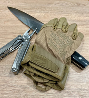 Стрелковые перчатки с сенсорными вставками MECHANIX Specialty 0,5мм Coyote #7, Симба