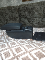 Подлокотник для Шевроле Нива / Chevrolet Niva (2002-2020) / Lada Niva Travel (2020-2022) , органайзер , 7 USB для зарядки гаджетов, крепление в подстаканники #74, Денис О.