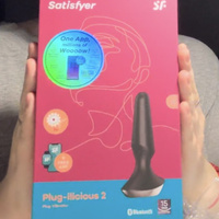 Анальная пробка Satisfyer Вибрирующая Plug-ilicious 2 с управлением через приложение Сатисфаер #4, Любовь П.