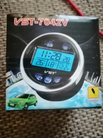 Автомобильные часы VST-7042V / температура - внутри и снаружи/ будильник / вольтметр / LED-подсветка #3, Максим