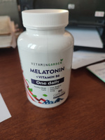 Мелатонин 3 мг для нормализации сна, успокоительное, снотворное для взрослых с витамином В6, комплекс витаминов, бады для женщин и мужчин Melatonin, 90 капсул #98, Лариса Ш.