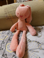 Мягкая плюшевая игрушка зайка 40 см для сна новорожденных #12, Ангелина