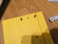 Желтый Комод деревянный 4 ящика Раст для вещей и игрушек с органайзерами из массива сосны #10, SNG