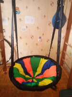 Кресло PapaSav подвесные качели с подушкой разноцветной 100 см #1, Анна В.