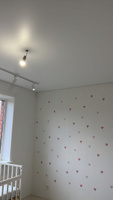 Интерьерные наклейки на стену STICKEREON Сердечки розовые 5 см, 72 шт. в детскую комнату для девочки #7, Елена М.
