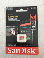 SanDisk Карта памяти Extreme 64 ГБ (SDSQXAH-064G) #5, Павел А.