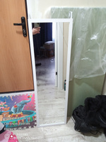 Зеркало интерьерное SCANDI 34х113 см белый , зеркало на дверь без сверления, зеркало в спальню, AT HOME DECOR #2, Татьяна Т.
