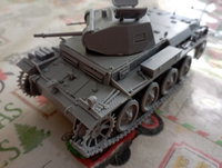 ARK Model Немецкий лёгкий танк Pz.Kpfw.II Ausf.D, Сборная модель 1/35 #13, John Doe
