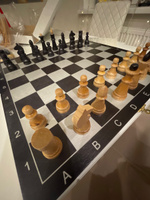 Игра 3в1 малая черная, рисунок серебро с обиходными деревянными шахматами "Объедовские" (нарды, шахматы, шашки) "Классика" #3, Александр Г.