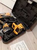 Набор аккумуляторного электроинструмента 18V DeWalt 3в1 , ушм 125 болгарка , шуруповерт , перфоратор Деволт набор инструментов #15, Андрей Васильевич Б.