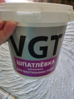 VGT (ВГТ) Шпатлевка для стен акриловая финишная интерьерная для внутренних работ, белая, 1,7 кг #33, Ольга П.