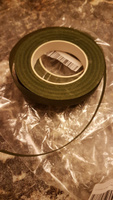 Тейп лента флористическая темно-зеленого цвета 2шт, намотка 27.3 метра, ширина 1.2 см. #6, Юлия