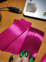 Лента атласная 50 мм * уп 27 м, цвет розовый, упаковочная для подарков, шитья и рукоделия #109, Мария К.