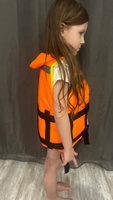 Спасательный жилет детский / взрослый / для лодки ГОСТ, до 40 кг с подголовником #7, Дарья С.