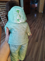 Одежда для кукол Модница Куртка и брюки из синтепона для пупса Беби Бон (Baby Born) 43см мятный #4, Ольга Т.