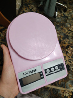 Весы кухонные LUMME LU-1345 электронные max 10 кг, розовый опал #2, Анастасия П.