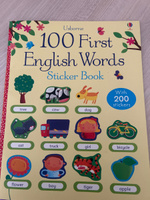 Usborne. 100 First English Words. Sticker Book | Jones Stephanie #4, Екатерина Т.