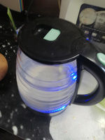 Чайник электрический LUMME LU-4101 стеклянный 2л, светлая яшма #96, Денис Т.