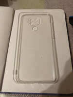 Прозрачный силиконовый чехол с защитой камеры для телефона Xiaomi Redmi Note 9 / Ультратонкий противоударный чехол для Сяоми Редми нот 9 с протекцией от прилипания / Накладка для смартфона #1, Наталья К.