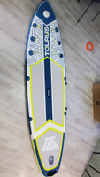 Надувная серфинг доска SUP board TOURUS 10.6 CURIOSITY 2023 (320х81х15 см) с рюкзаком, веслом, насосом и страховочным лишем #36, Василий С.