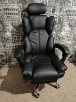 Кресло руководителя офисное, кресло компьютерное , черный #1, Дина К.