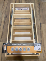 Чердачная лестница OLK 60*120*280см, утепленная Ferrum-ts (Кронлес производитель лестниц FAKRO) кровельная для крыши, люк для дома на чердак #7, Николай Ш.
