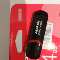 ADATA USB-флеш-накопитель Флешка usb DASH DRIVE UV150 64 GB Black 64 ГБ, черный #6, Вячик163