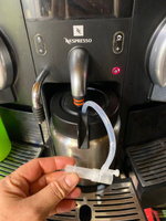 LAVARUS Силиконовая трубка капучинатора для кофемашины 860 мм с переходником #4, Марина Ч.