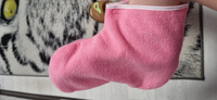Носочки для парафинотерапии, носки утеплители махровые розовые 1 пара #1, Кондрашова К.